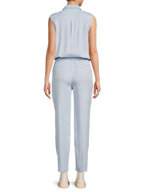 Etienne Marcel Belted Slim Leg Cargo Jumpsuit