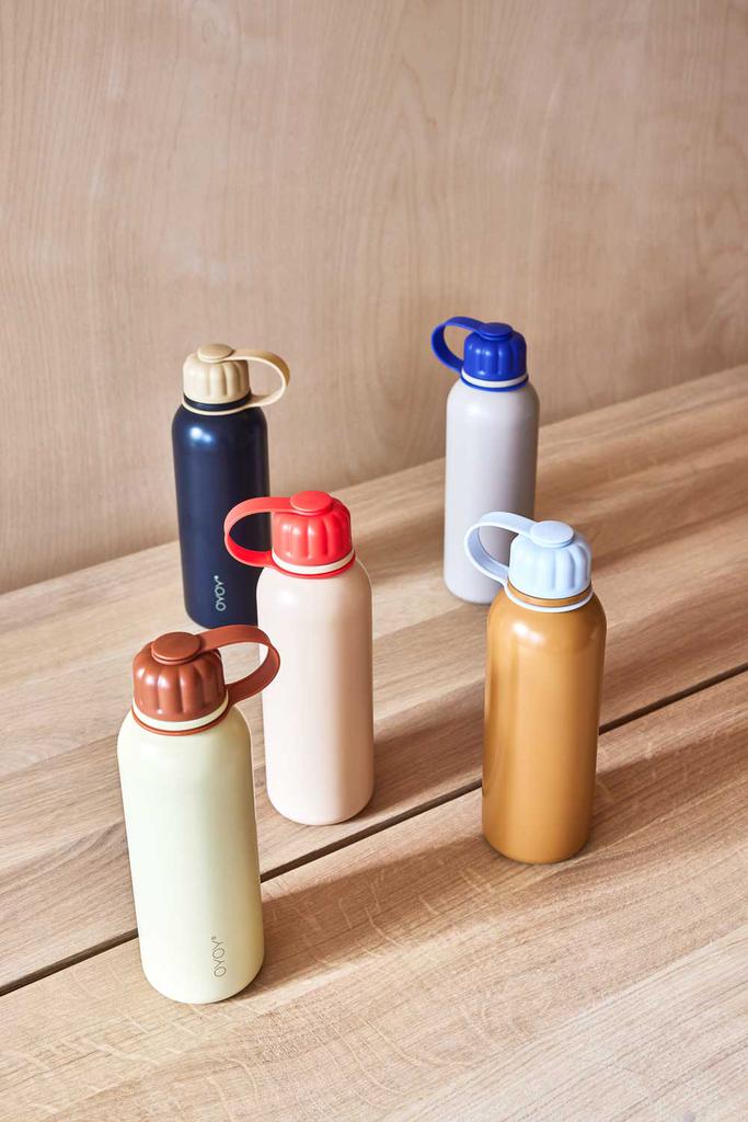 OYOY Living Design Bouteille Rouge En Acier Inoxydable Ø6,8xH22,4cm