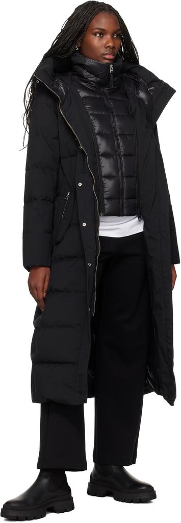 Shop Black Shyla-NF 2-in-1 Down Coat on Sale at BeyondStyle – Get