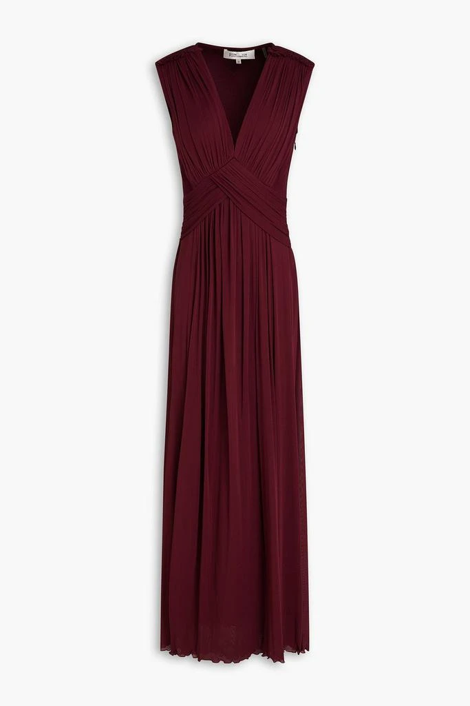 Marika ruched stretch-mesh maxi dress – On Sale Now with Up to 70