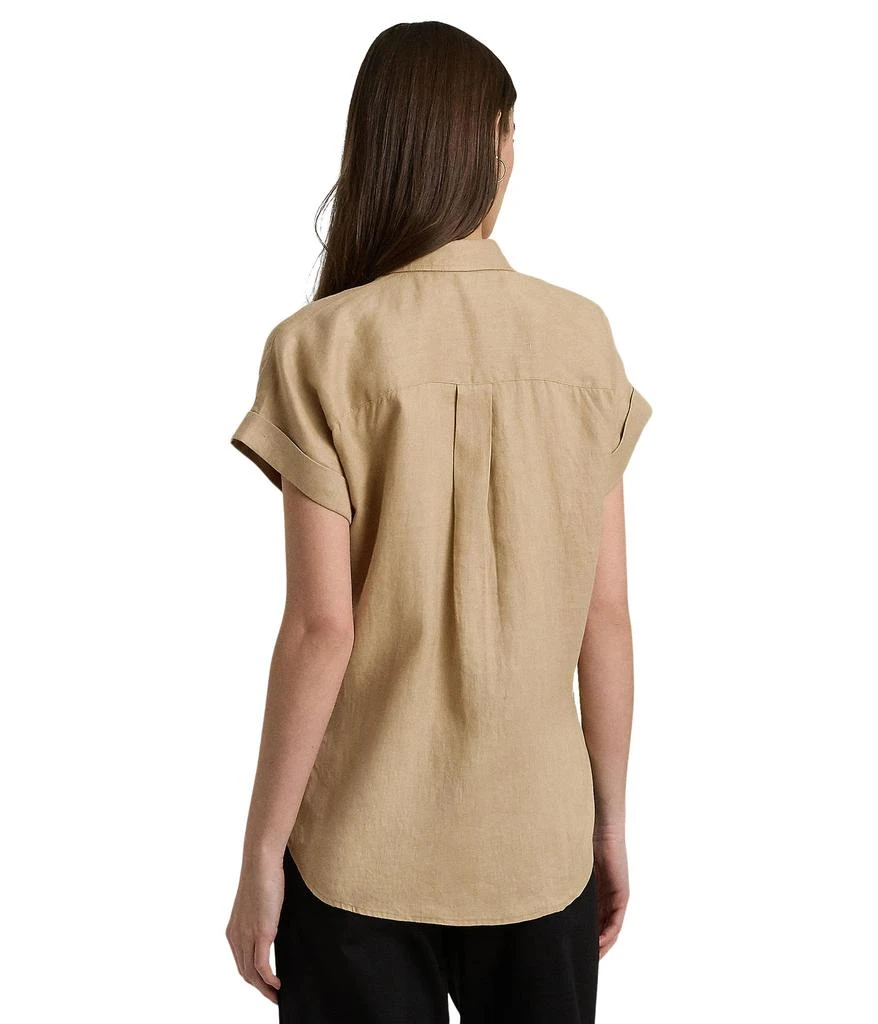 Ralph Lauren Linen Dolman-Sleeve Shirt 2