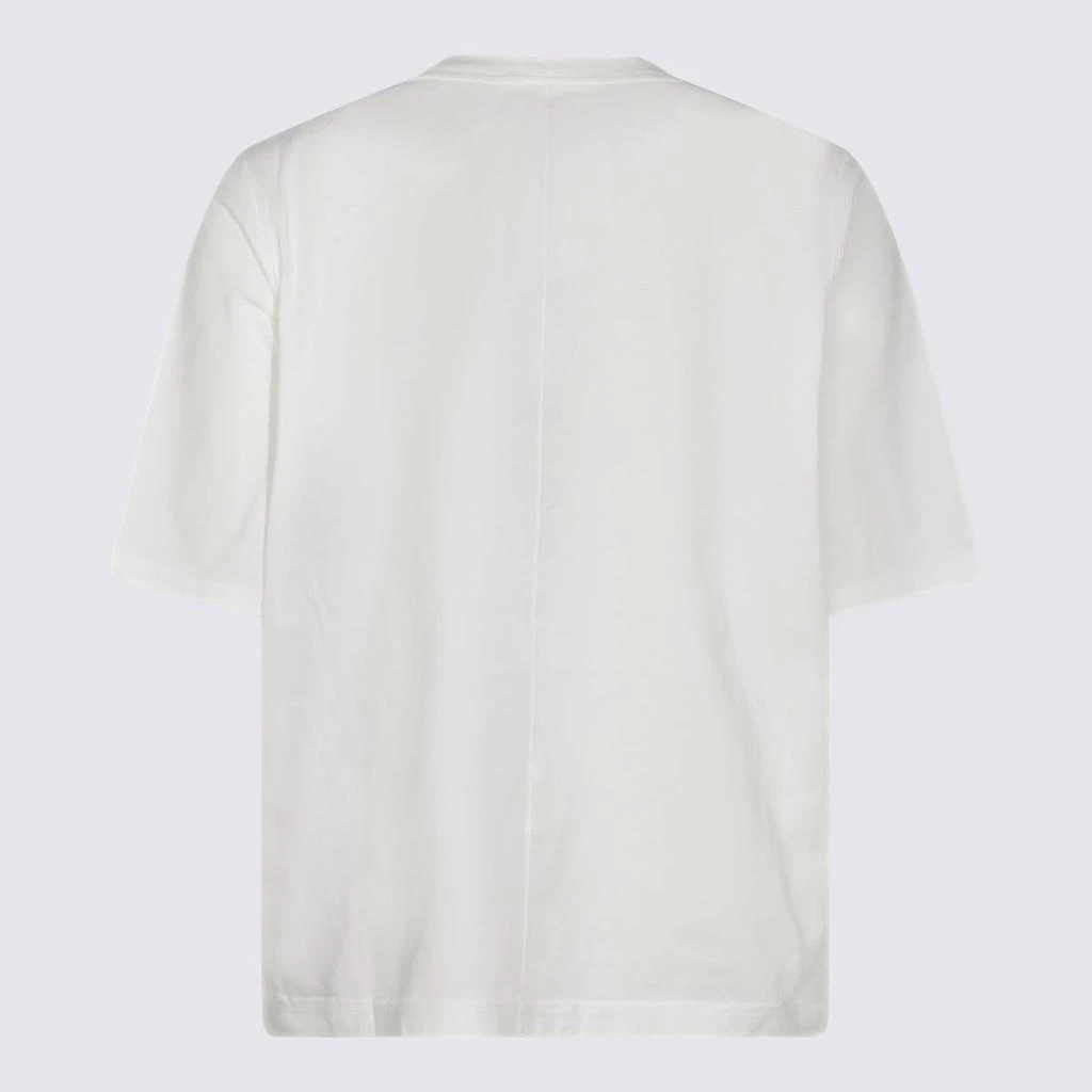 Rick Owens Rick Owens Drkshdw White Cotton T-Shirt 2