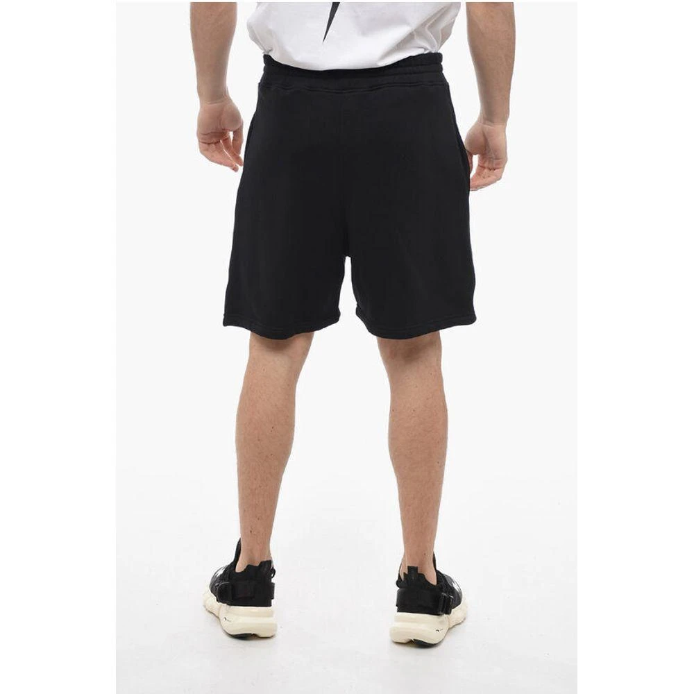 Neil Barrett Brushed Cotton Shorts with Embroide Men's Logo 2