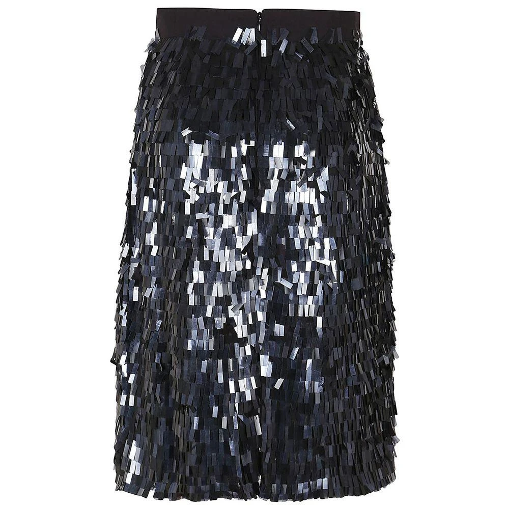 PINKO Black Polyester Skirt 2