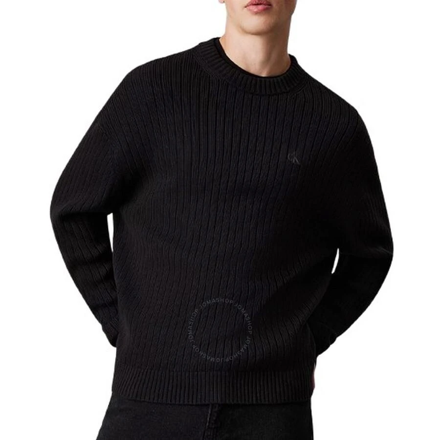 Calvin Klein Relaxed Ribbed Cotton Jumper 1