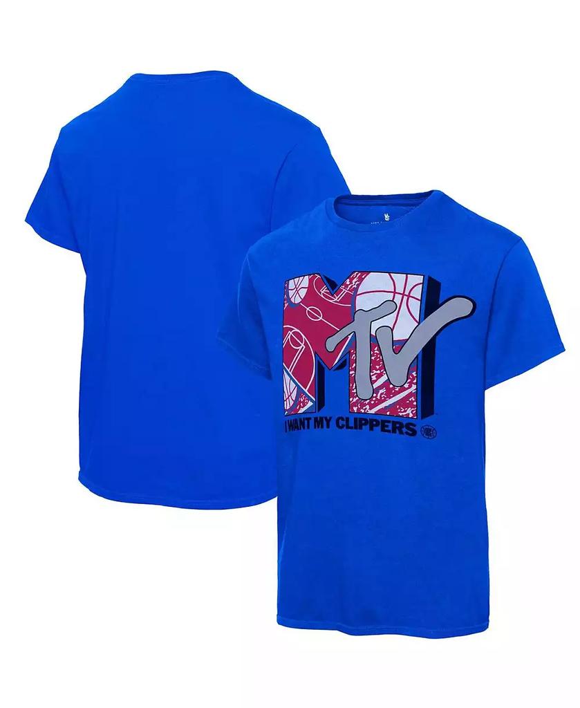 Junk Food Men's Royal LA Clippers NBA x MTV I Want My T-shirt