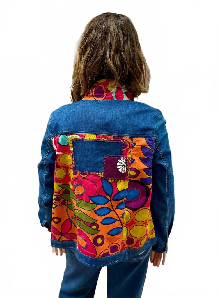 Tulip Clothing Clarissa Galapagos Denim Jacket In Blue 2