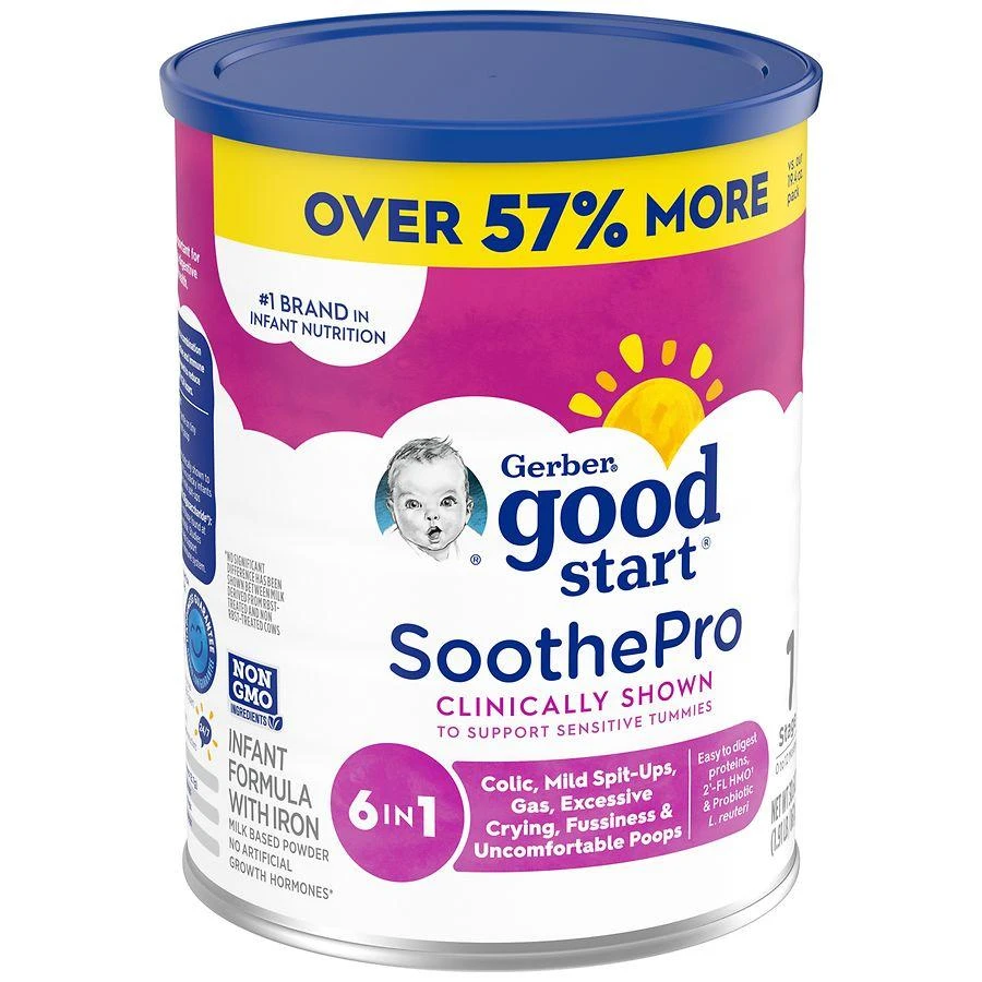 Gerber Good Start Dr. Brown's SoothePro Baby Formula Powder, for Sensitive Tummies 9