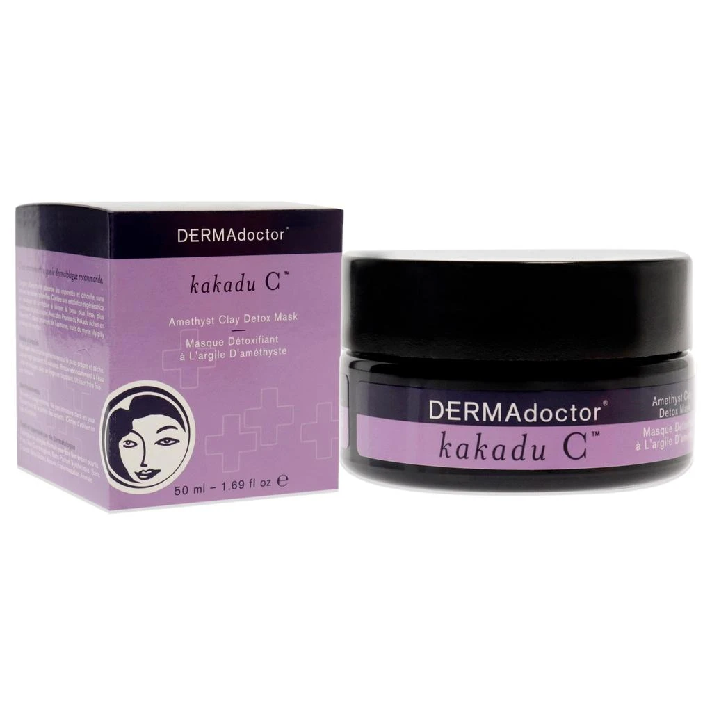 DERMAdoctor Kakadu C Amethyst Clay Detox Mask by DERMAdoctor for Women - 1.69 oz Mask 3