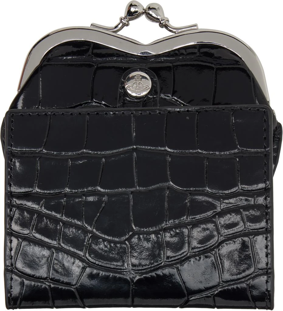 Vivienne Westwood Black Heart Frame Wallet 2
