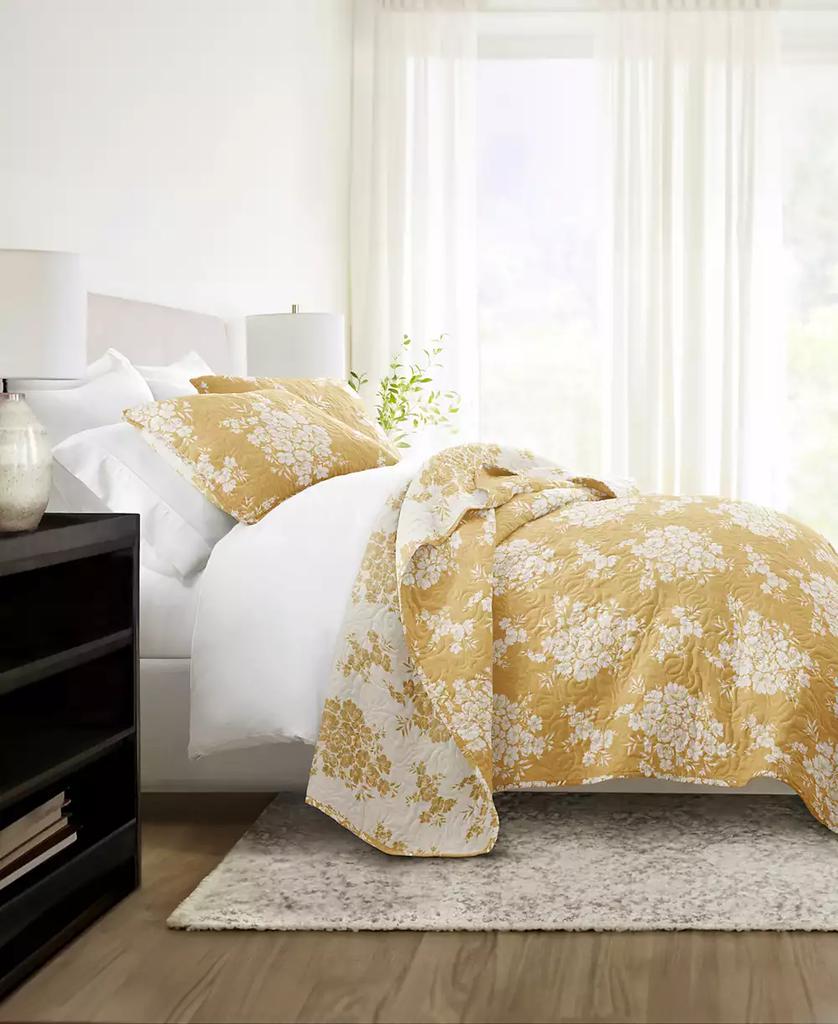 IENJOY HOME Distressed Bouquet Reversible 2-Pc. Quilt Set