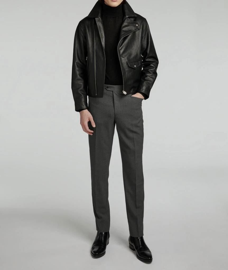 预计3周后发货 Fursac Fursac - Blouson En Cuir - Noir 1