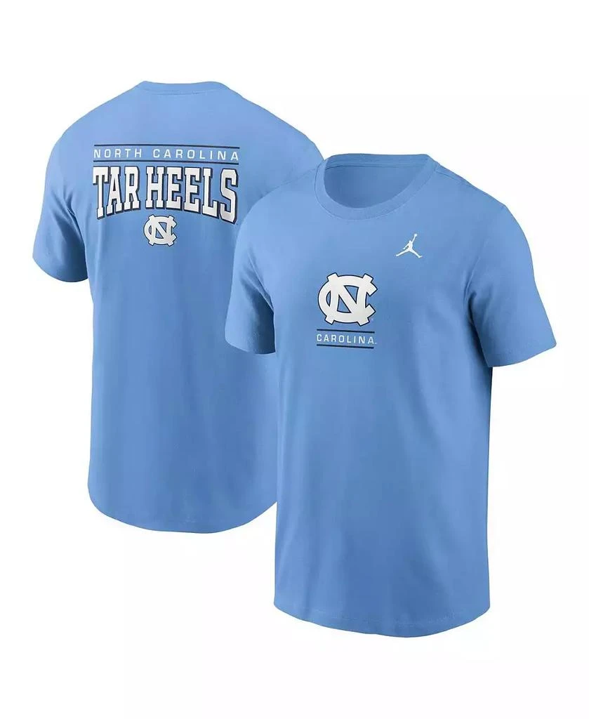 Jordan Men's Carolina Blue North Carolina Tar Heels 2-Hit T-Shirt 1