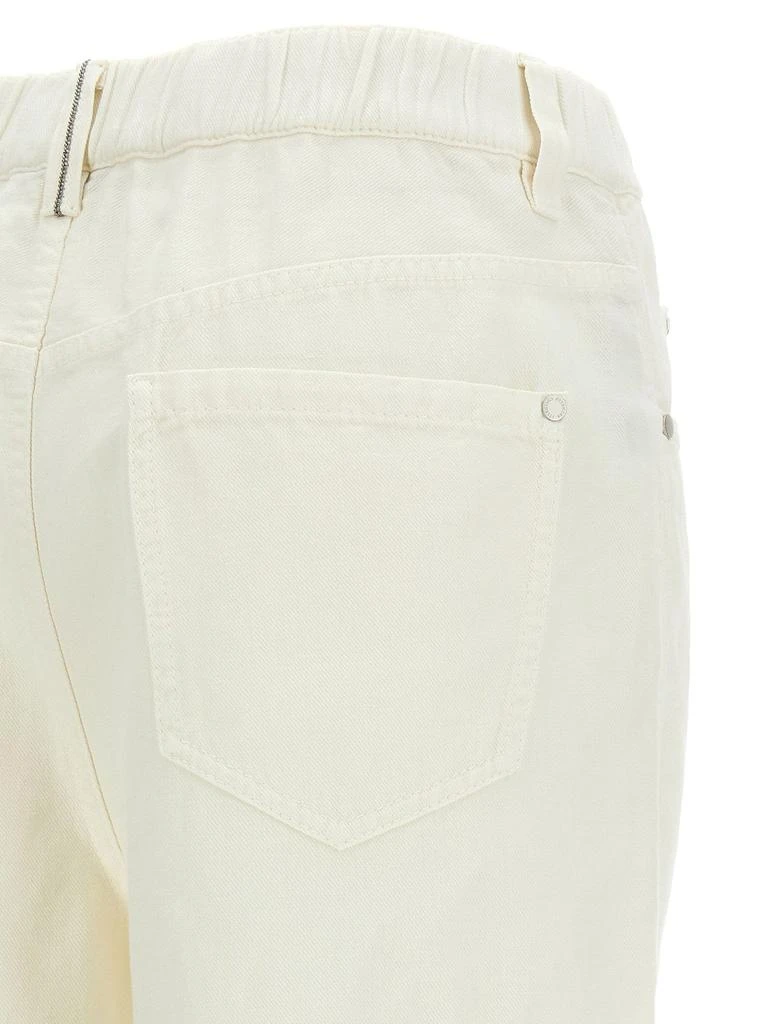 Brunello Cucinelli Brunello Cucinelli Garment-Dyed Contemporary Trousers 4