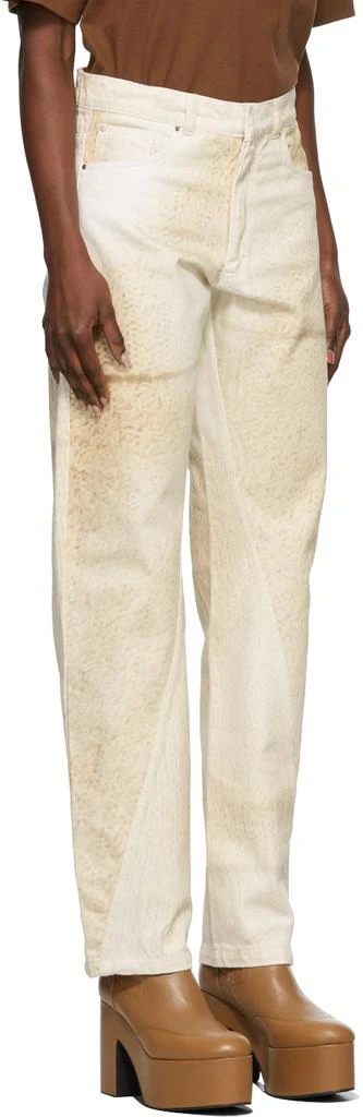 Bianca Saunders Beige Wrangler Edition Knit Where Jeans 2