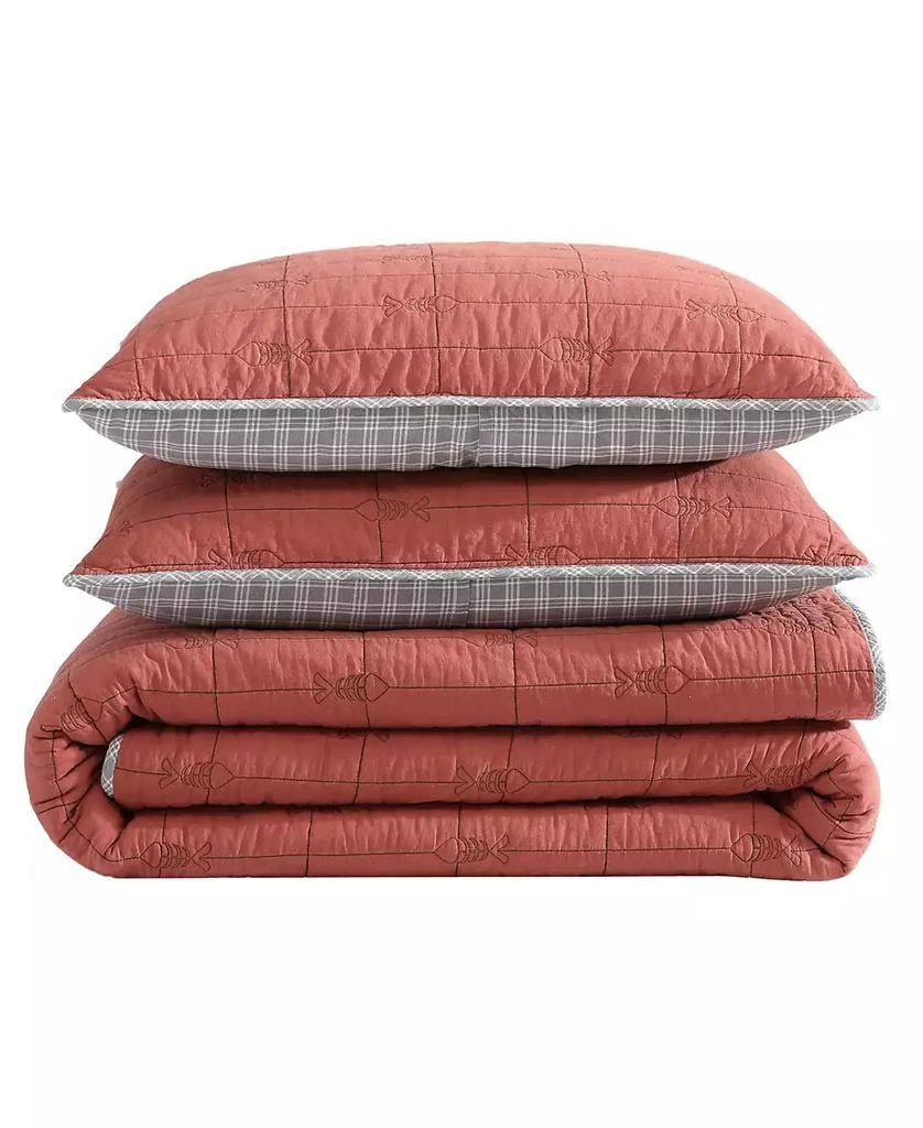 Eddie Bauer Troutdale Reversible 3 Piece Quilt Set 12
