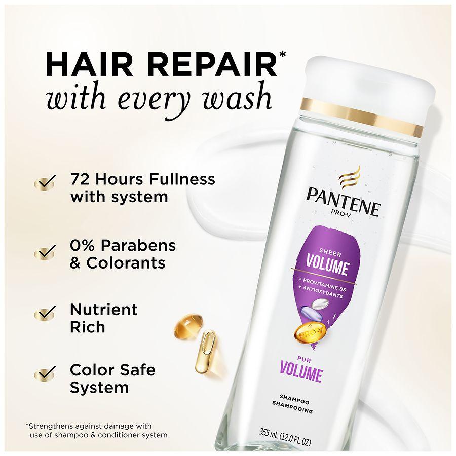 Pantene Sheer Volume 72 Hour Fullness Shampoo Creamy berries