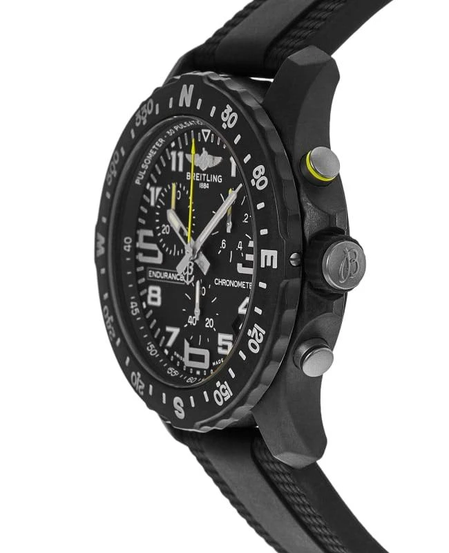 BREITLING Breitling Endurance Pro 44 Chronograph Black Dial Rubber Strap Men's Watch X82310E51B1S2 3