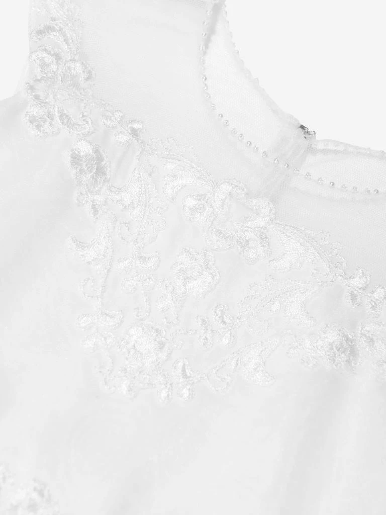Sarah Louise Sarah Louise Girls Ceremonial Ballerina Length Dress in Ivory 3