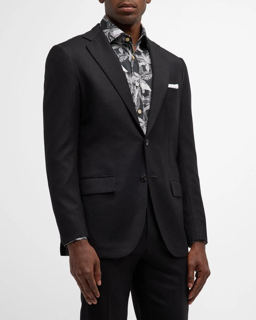 Kiton Men's Wool-Cashmere Solid Suit 6