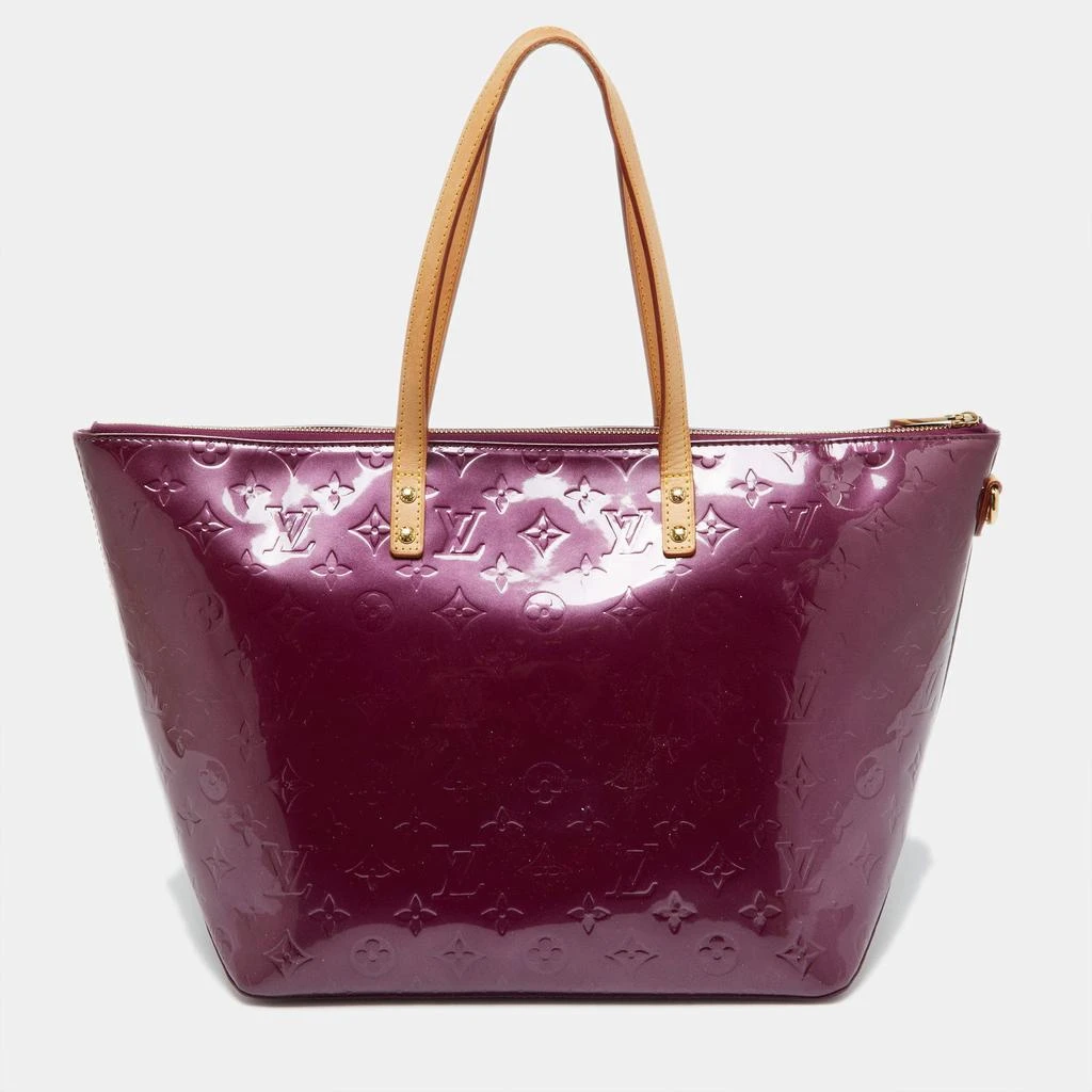 Louis Vuitton Louis Vuitton Violette Monogram Vernis Bellevue GM Bag 4