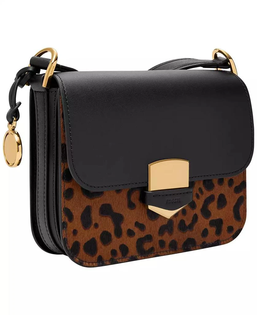 Fossil Lennox Leather Flap Crossbody Bag 3