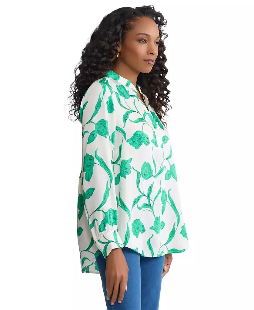 JONES NEW YORK Petite Long-Sleeve Popover Top 2