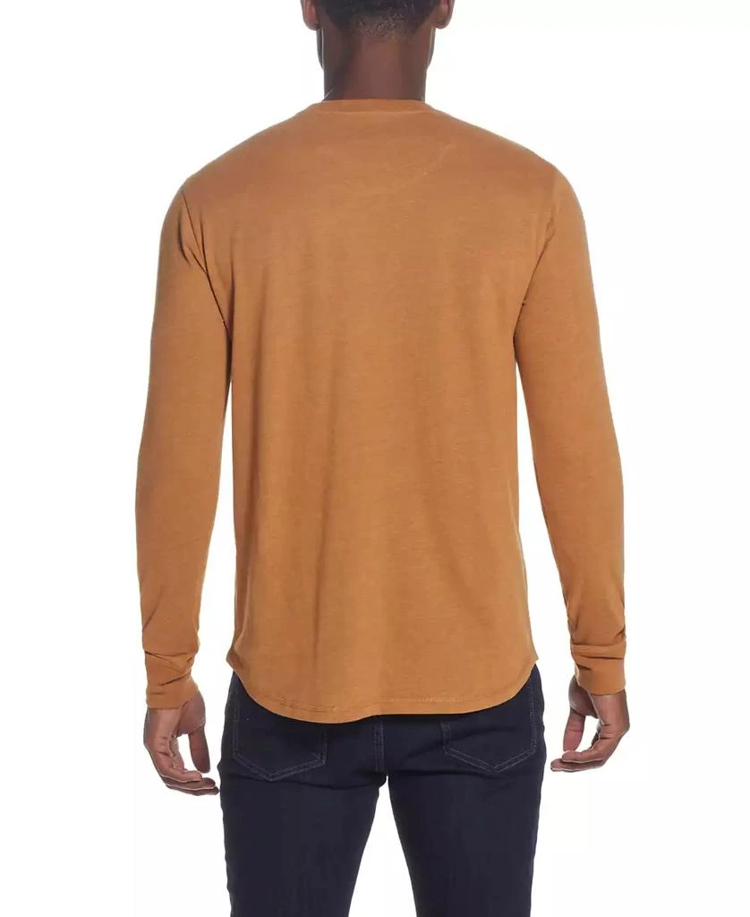 Weatherproof Vintage Men's Long Sleeved Brushed Jersey Crew Neck T-shirt 2
