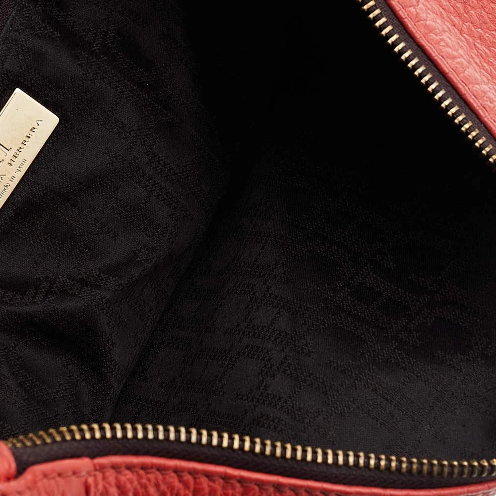 Carolina Herrera Carolina Herrera Orange Leather Chain Hobo 7