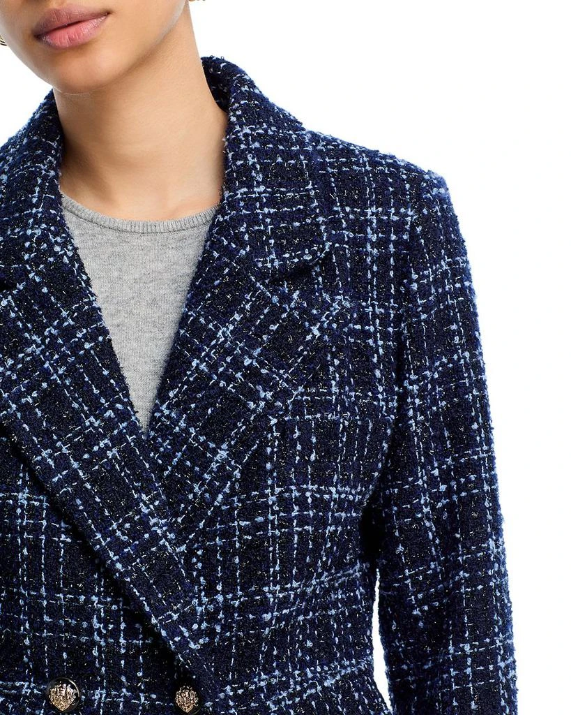 AQUA Tweed Double Breasted Blazer - Exclusive 6
