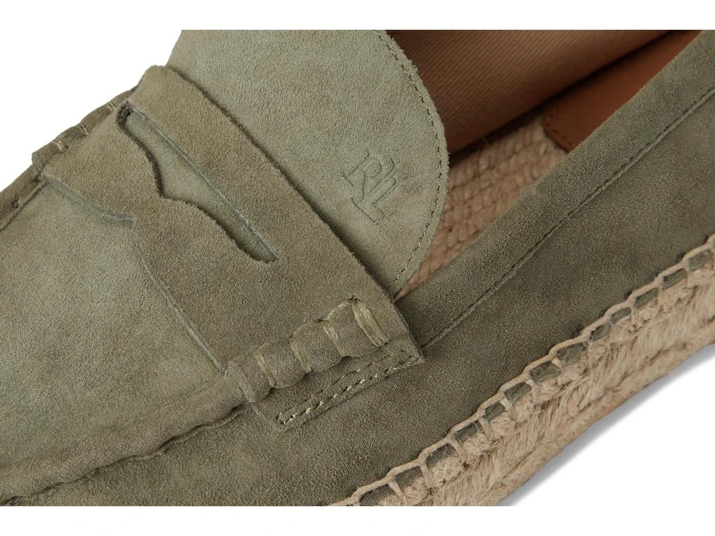 Ralph Lauren Luize Suede Loafers Espadrille 6
