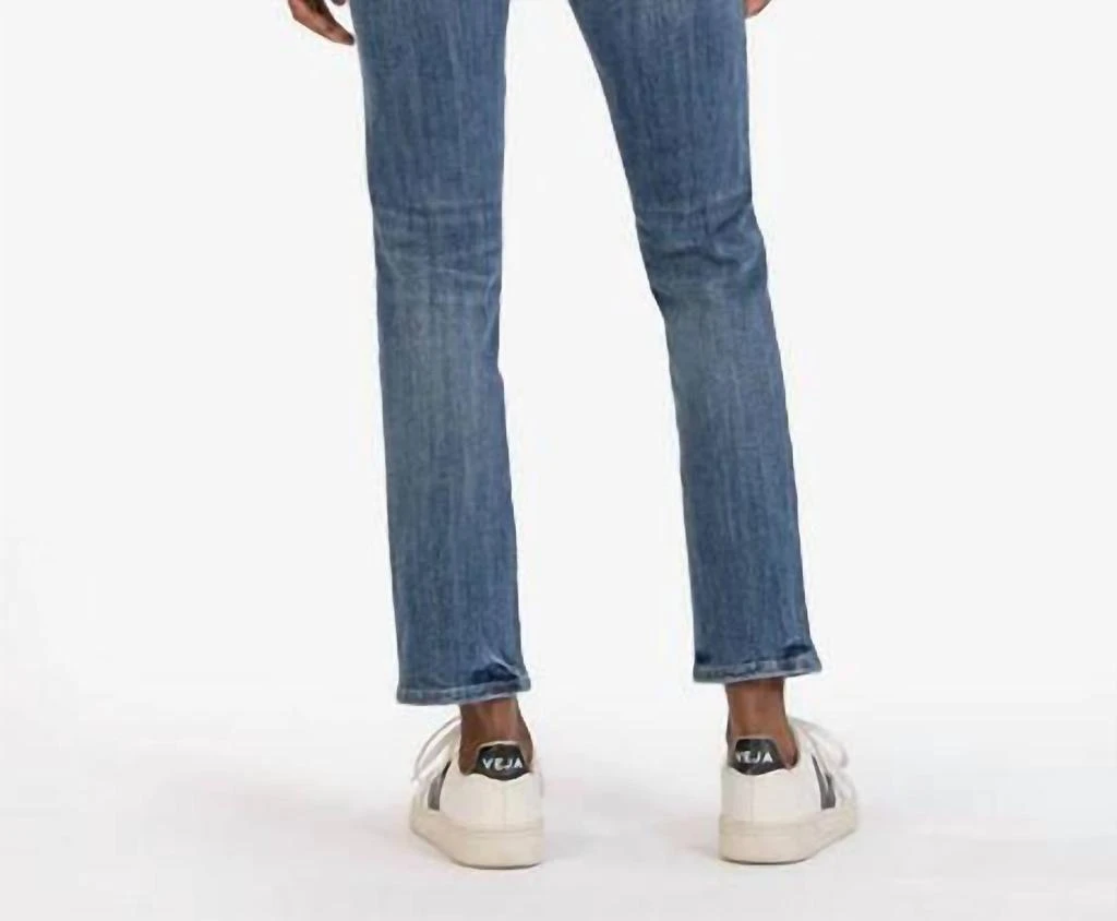 KUT from the Kloth Reese Ankle Straight Leg Jeans In Prestige Wash 2