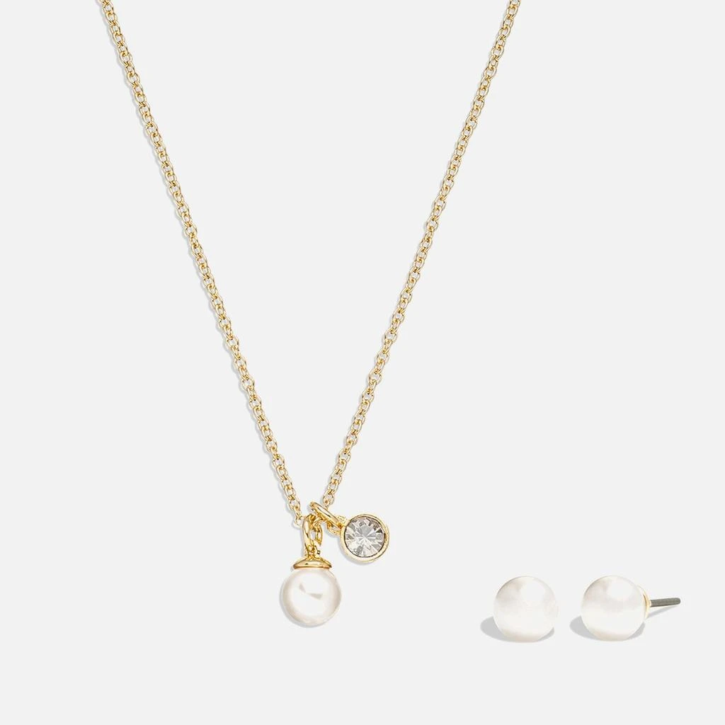 Coach Coach Gold-Tone Earrings/Necklace Set 1