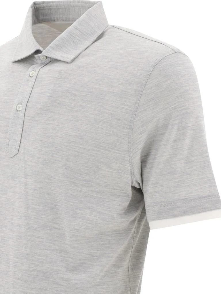 Brunello Cucinelli Brunello Cucinelli "Faux-Layering" Polo Shirt 4