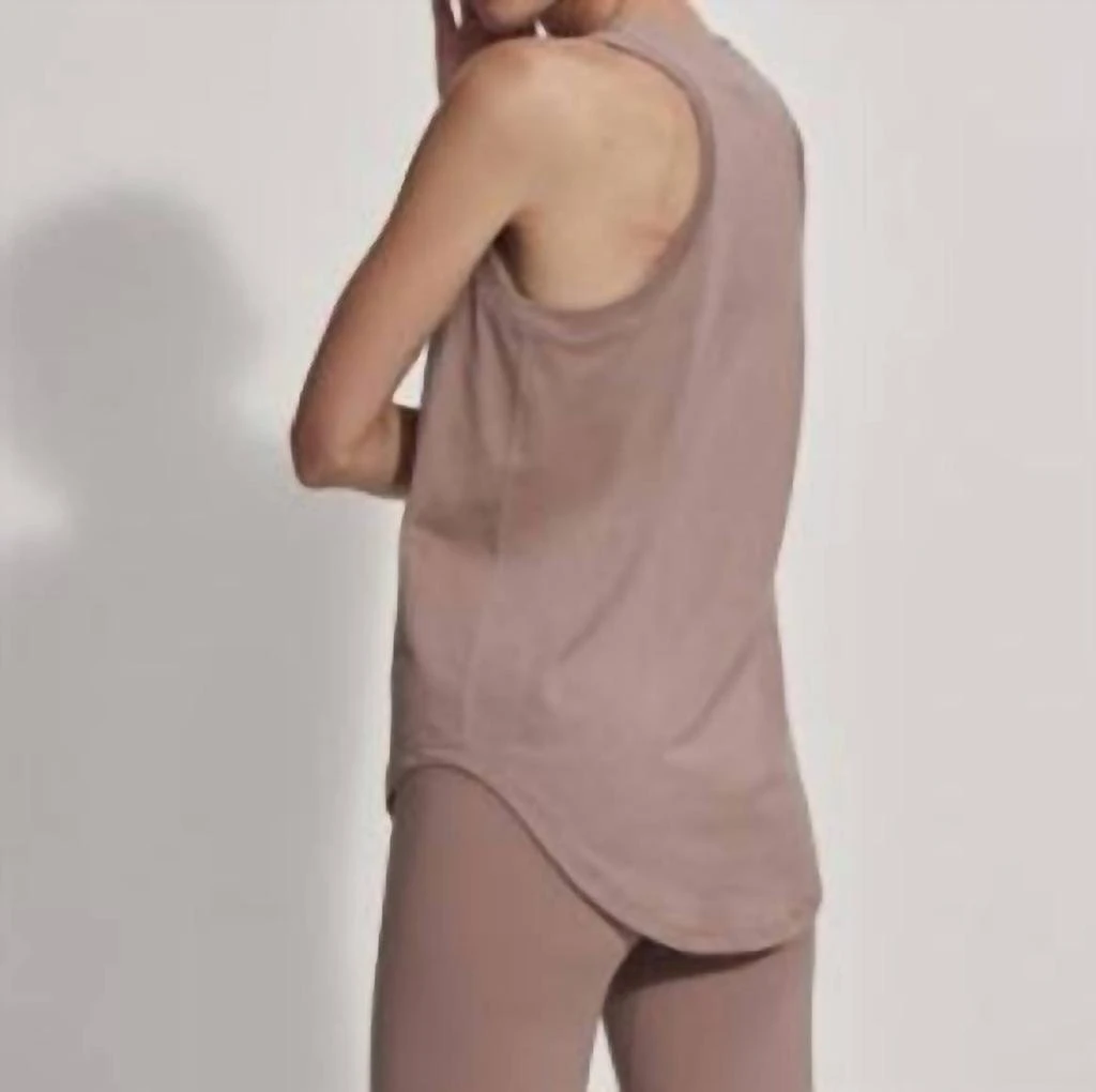 Varley Dacey Longline Tank Top In Antler 3