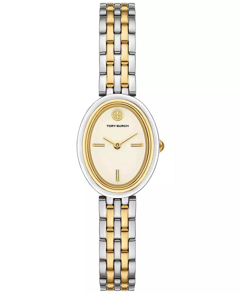 Tory Burch Women's The Oval Two-Tone Stainless Steel Bracelet Watch 22mm 1