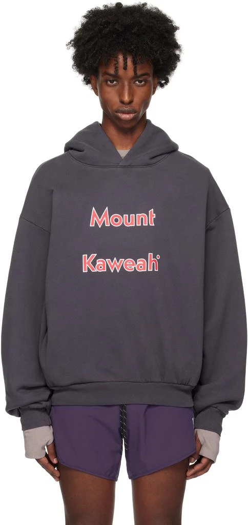 District Vision Gray California Cotton Hoodie 1