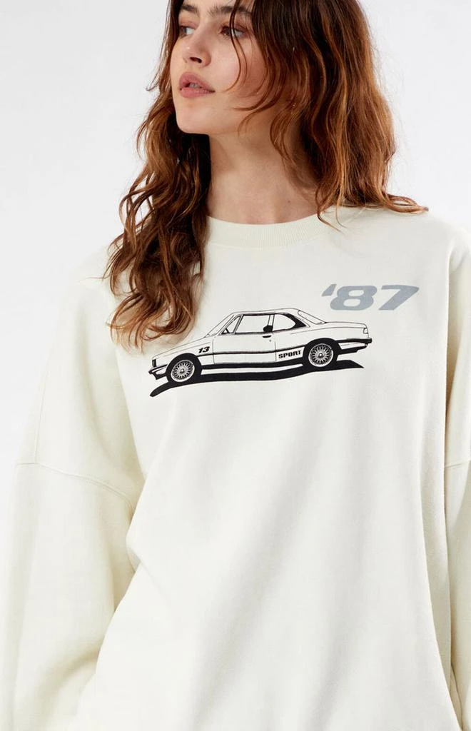 PacSun 87 Car Crew Neck Sweatshirt 2