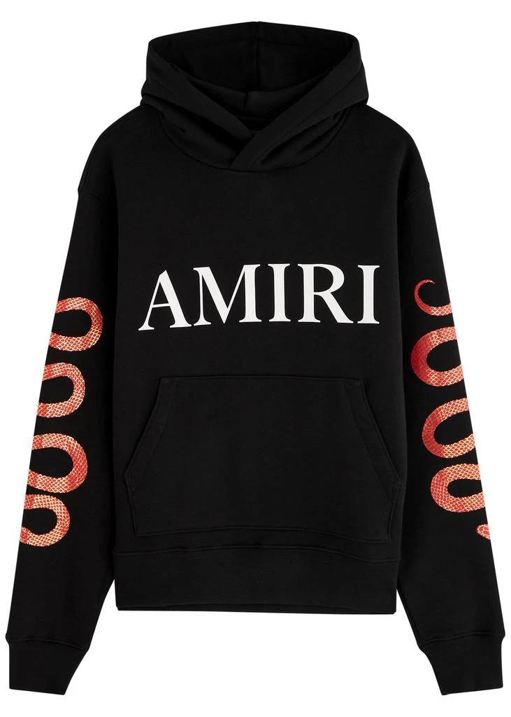 AMIRI Snake hooded cotton sweatshirt 1