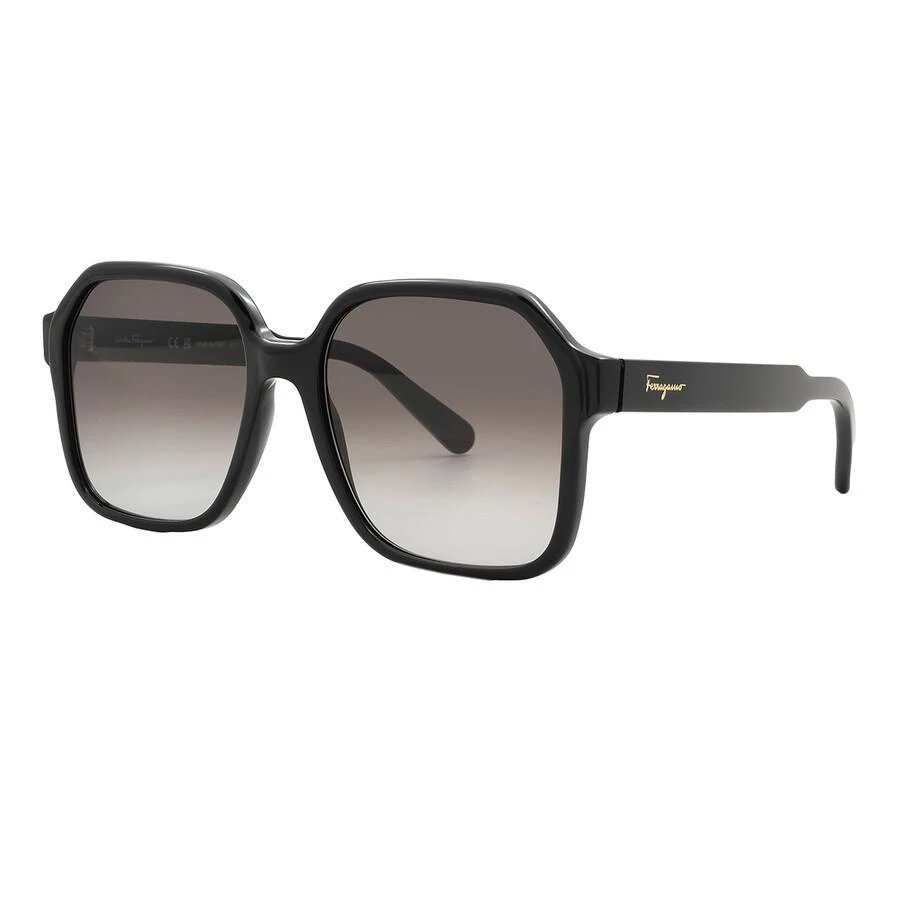 Salvatore Ferragamo Salvatore Ferragamo Grey Gradient Square Ladies Sunglasses SF1069S 001 56 3