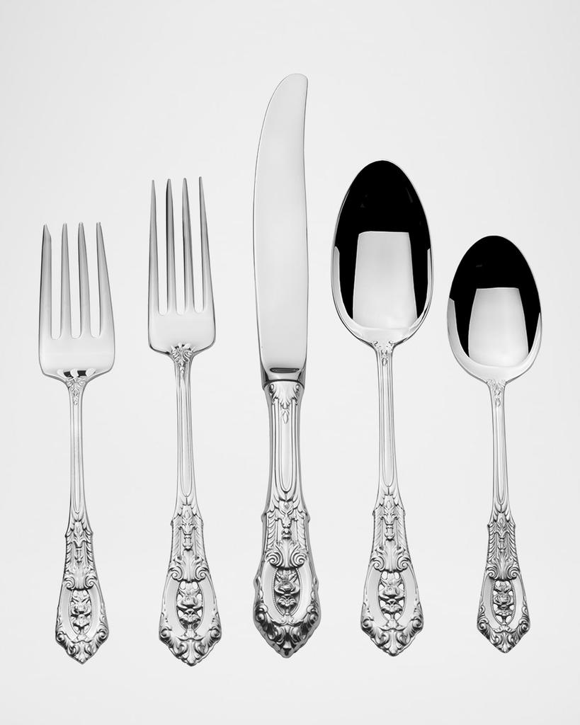 Wallace Silversmiths Rose Point 5-Piece Flatware Place Setting