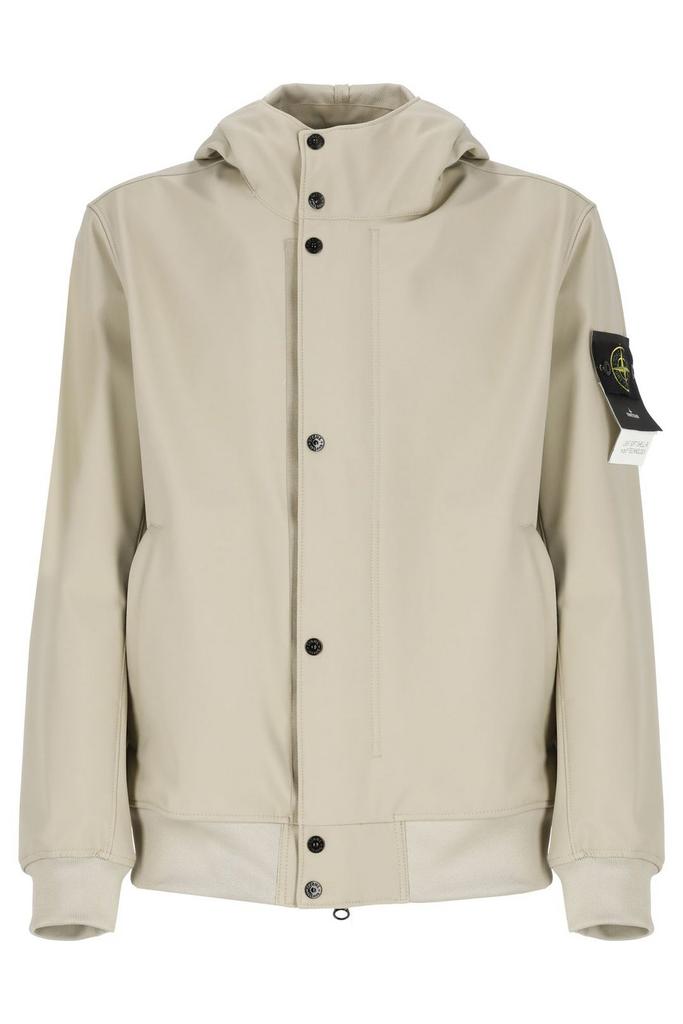 Stone Island Stone Island Logo Patch Hooded Jacket