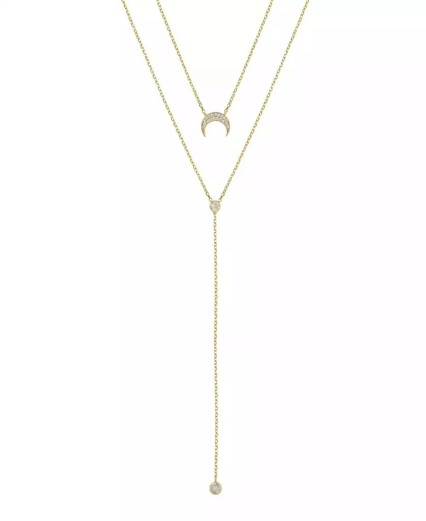 Ettika Jewelry Dainty Layered Crescent Moon Necklace Set 1