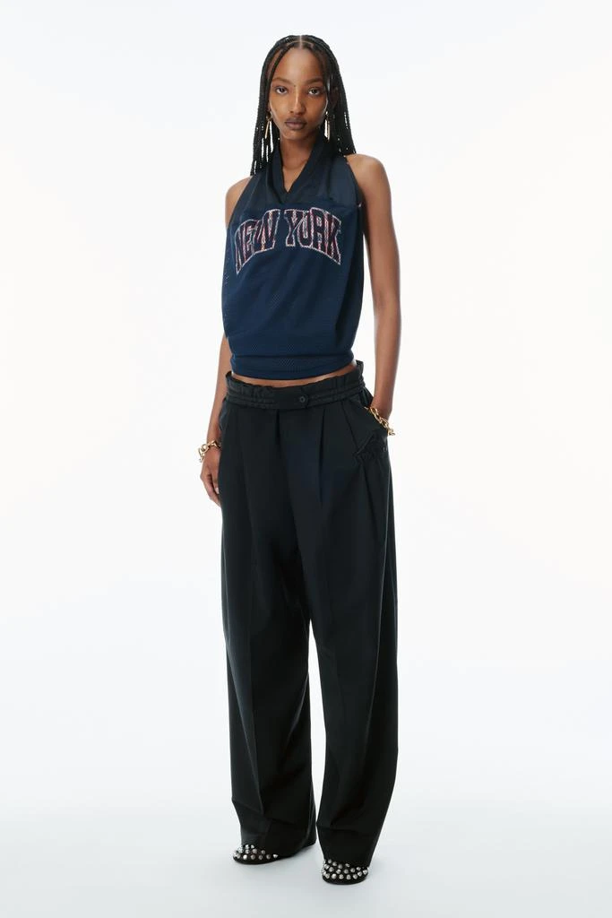 Alexander Wang Tropical Wool Mid-Rise Balloon Pants 1