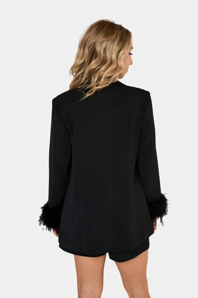 ELLE Elle - Feather Trim Blazer 3