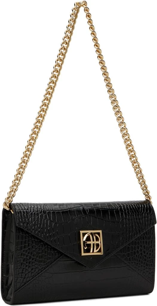 ANINE BING Black Small Elly Clutch Bag 2