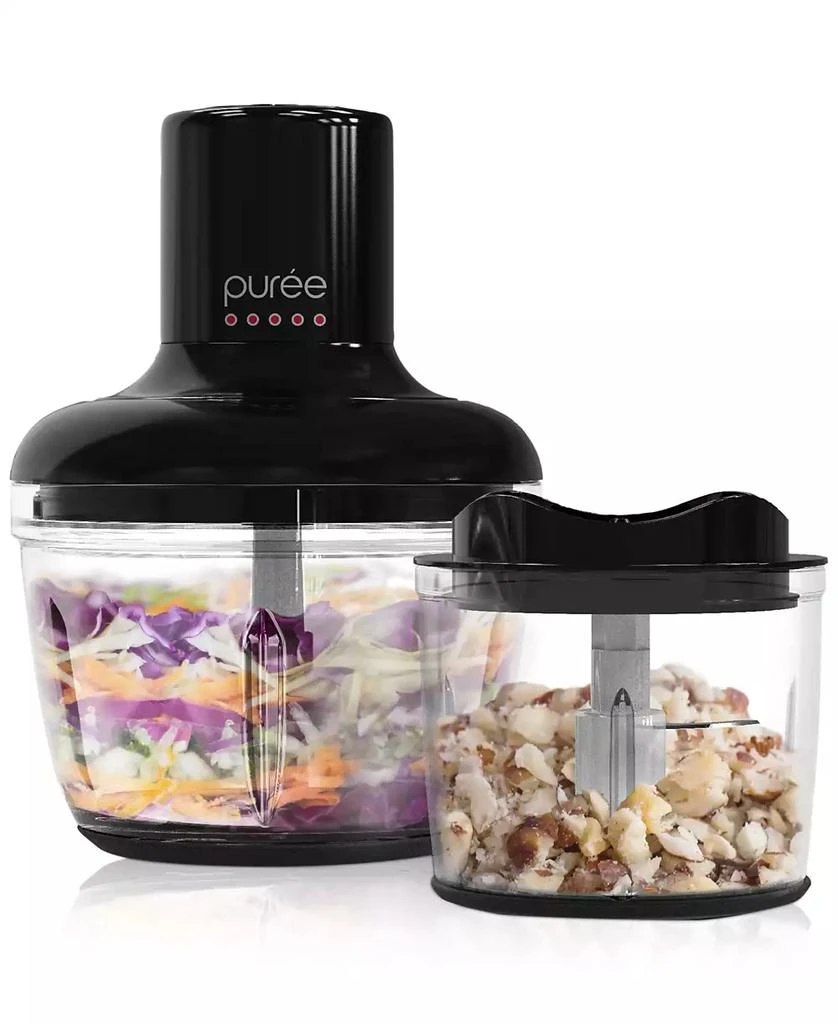 Tzumi Puree 8.5-Cup Food Processor with Stainless Steel Blades, Black 1