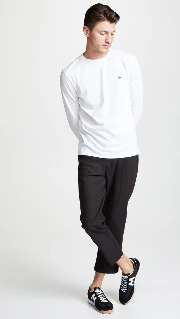 Lacoste Crew Neck Pima Cotton Jersey Long Sleeve T-Shirt 5