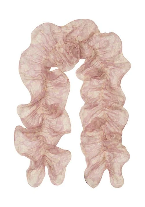 Ralph Lauren Floral Ruffle Boa