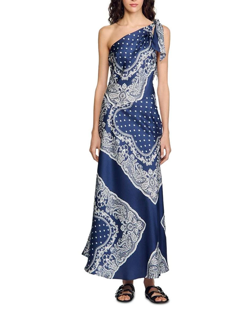 Sandro Bandana Maxi Dress 6